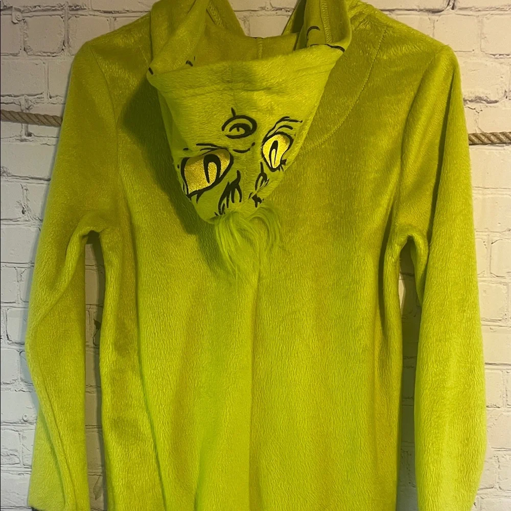 Child Mean One Mr. Grinch Onesie. With hood. Possibly new.